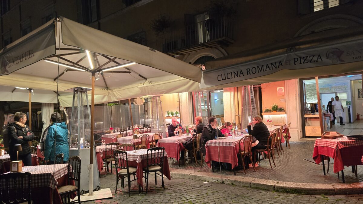 unser Restaurant an der Piazza Navona- absolut empfehlenswert