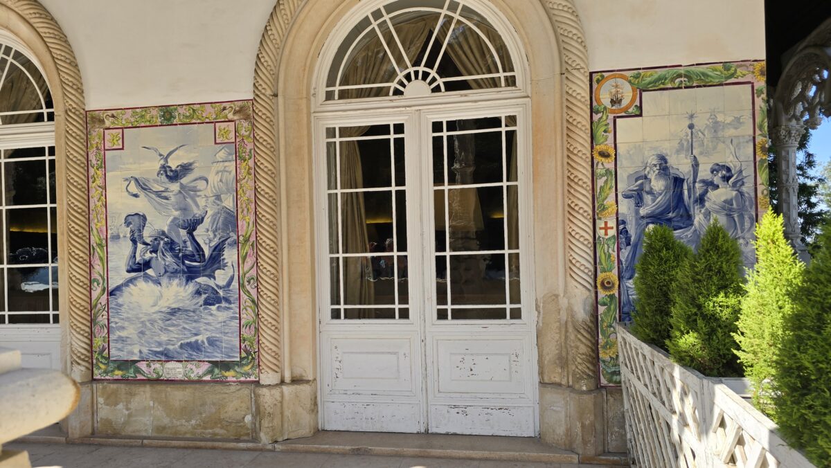 Azulejos am heutigen Hotel in Bussaco