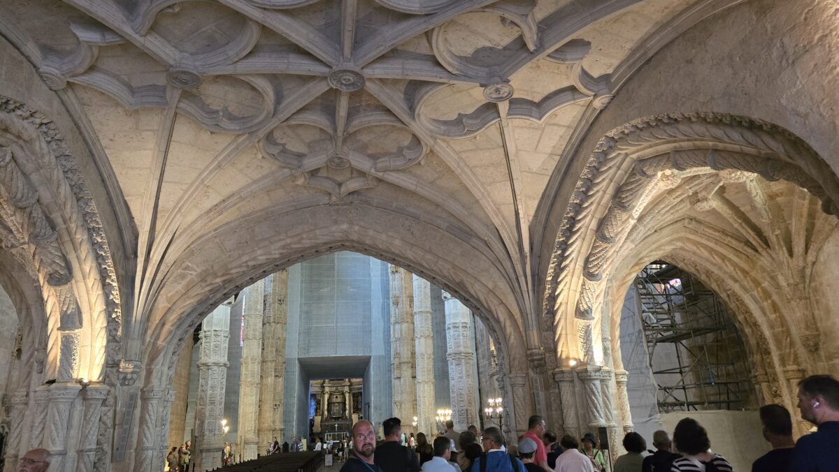 die Kirche des Klosters wird saniert