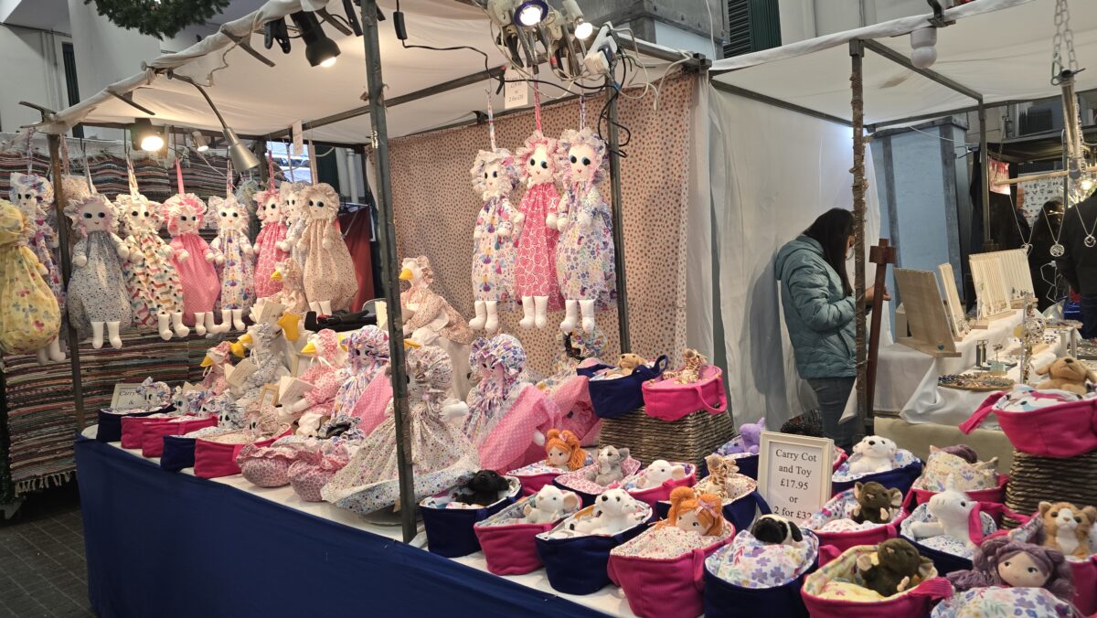 Stände im Jubilee Market