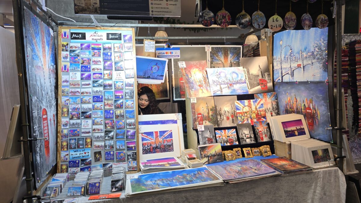 Stände im Jubilee Market