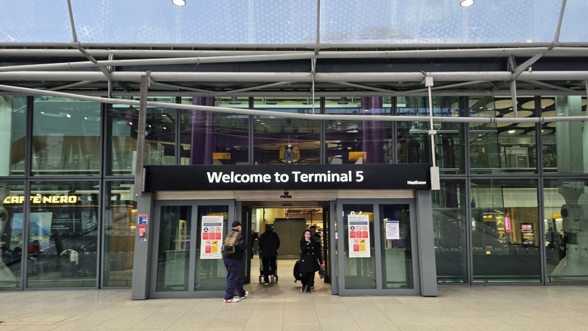 Angekommen am Terminal