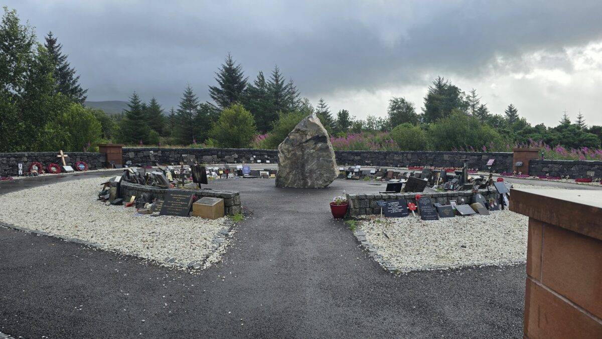 Gedenkort am Commando Memorial