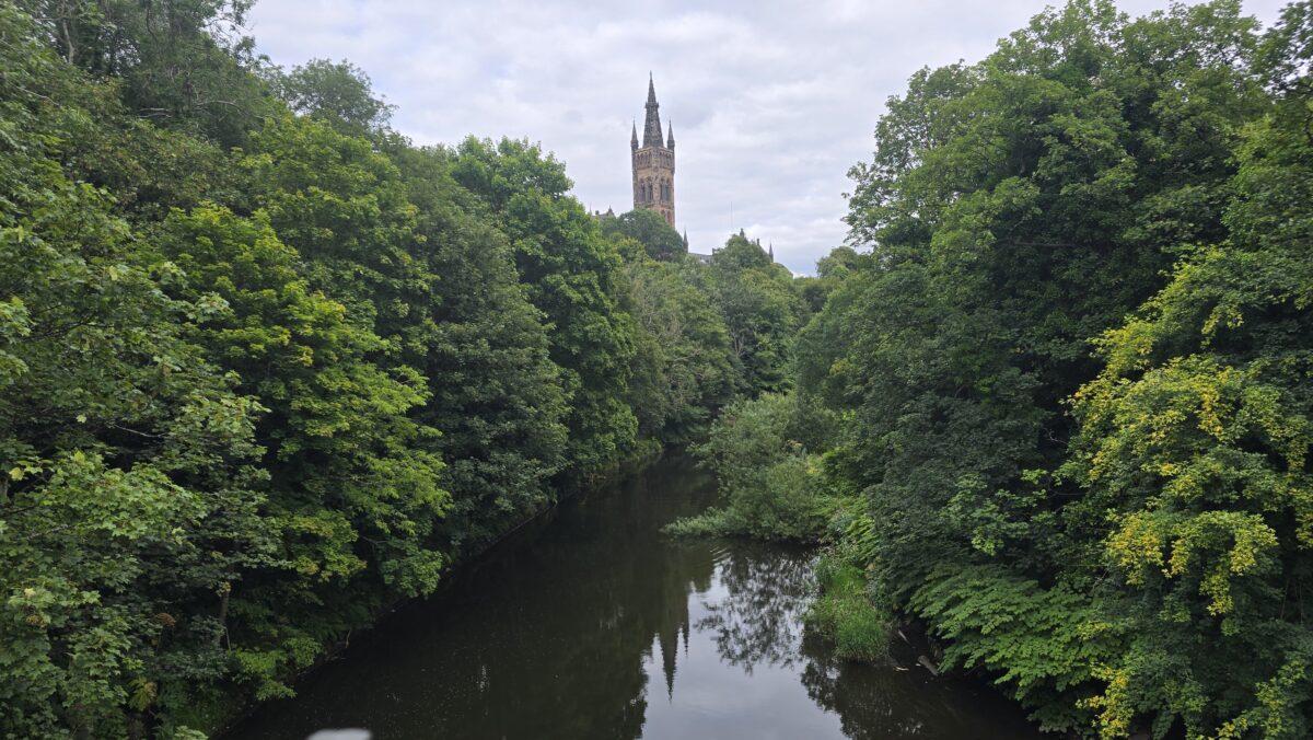 Spaziergang zur Uni Glasgow