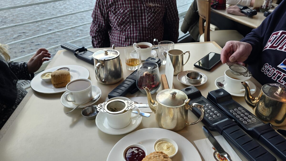 Stärkung auf der Royal Yacht Britannia