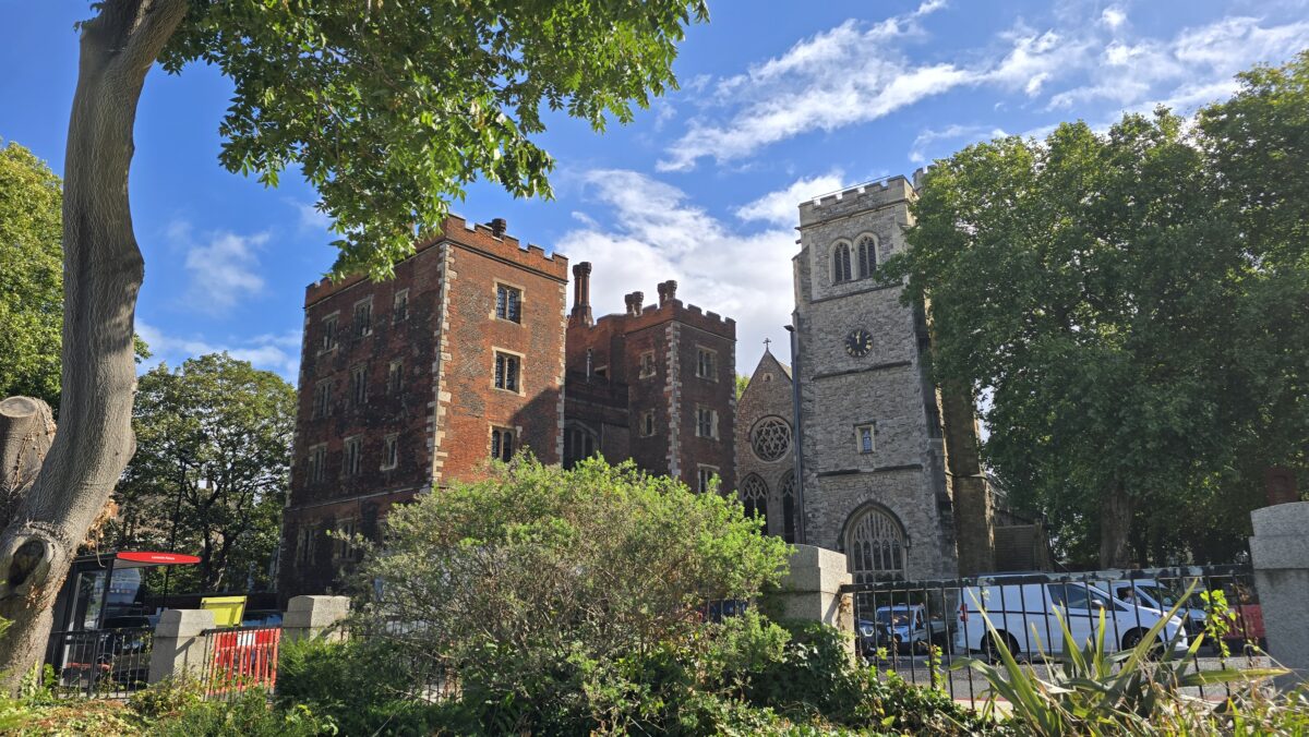 Sitz des Bischofs von Canterbury